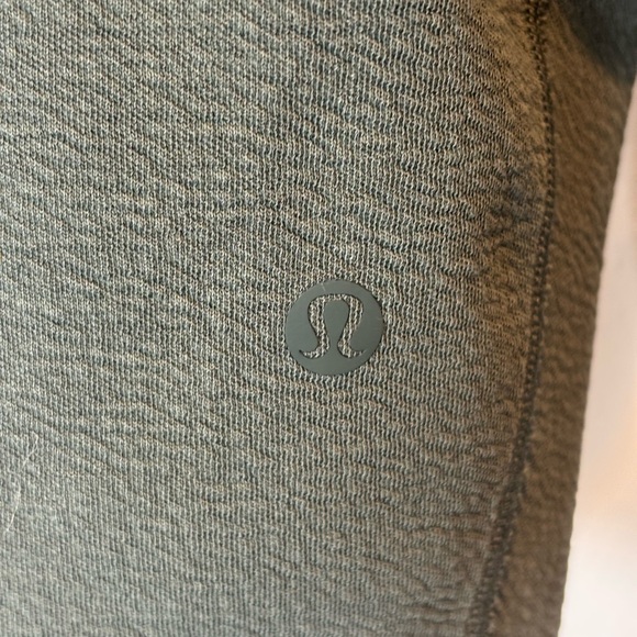 Lululemon Athletica Textured Spacer Anorak Black and Green Pullover XS - Picture 4 of 5
